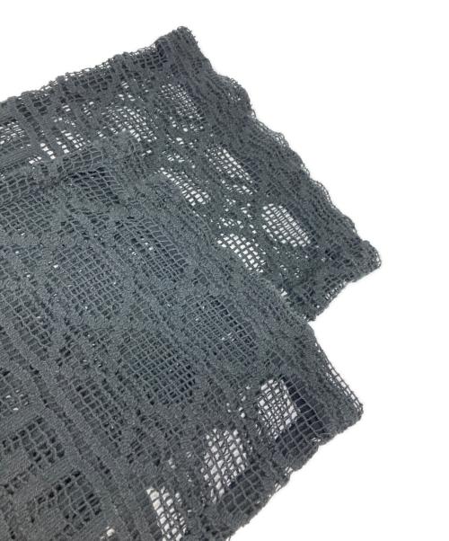 sara mallika（サラマリカ）sara mallika (サラマリカ) GEOMETRIC LACE RELAX PANT ブラック サイズ:Mの古着・服飾アイテム