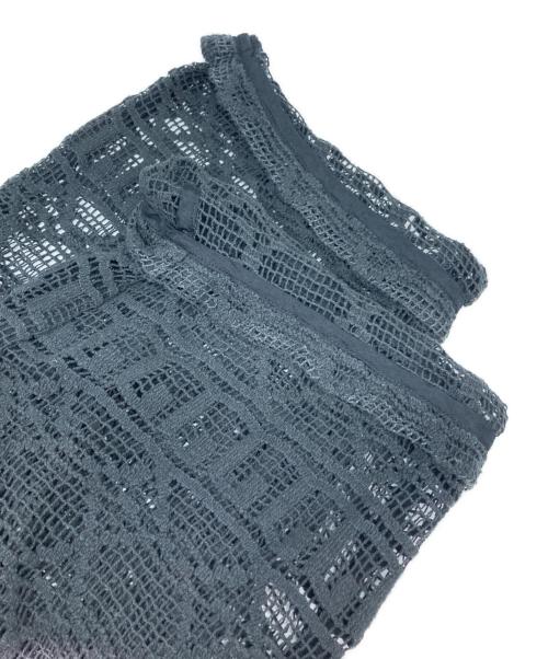 sara mallika（サラマリカ）sara mallika (サラマリカ) GEOMETRIC LACE RELAX PANT ブラック サイズ:Mの古着・服飾アイテム