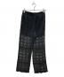 sara mallika (サラマリカ) GEOMETRIC LACE RELAX PANT ブラック サイズ:M：6000円