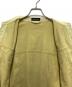 中古・古着 MAISON SPECIAL (メゾンスペシャル) Bicolor Stitched Suede Shirt ライム サイズ:free：7000円