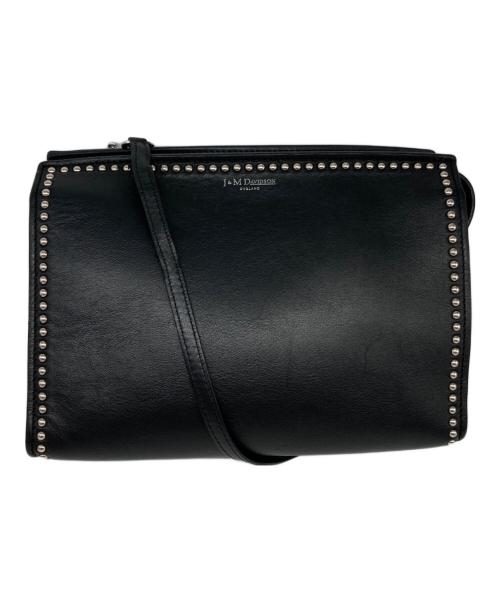 J&M DAVIDSON（ジェイ＆エム デヴィッドソン）J&M DAVIDSON (ジェイ＆エム デヴィッドソン) ELLIS WITH STUDS ショルダーバッグ ブラックの古着・服飾アイテム