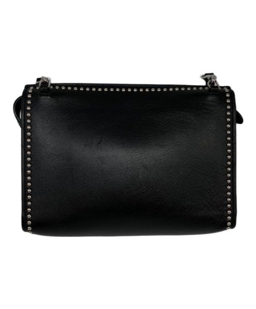 J&M DAVIDSON（ジェイ＆エム デヴィッドソン）J&M DAVIDSON (ジェイ＆エム デヴィッドソン) ELLIS WITH STUDS ショルダーバッグ ブラックの古着・服飾アイテム