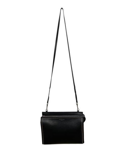J&M DAVIDSON（ジェイ＆エム デヴィッドソン）J&M DAVIDSON (ジェイ＆エム デヴィッドソン) ELLIS WITH STUDS ショルダーバッグ ブラックの古着・服飾アイテム