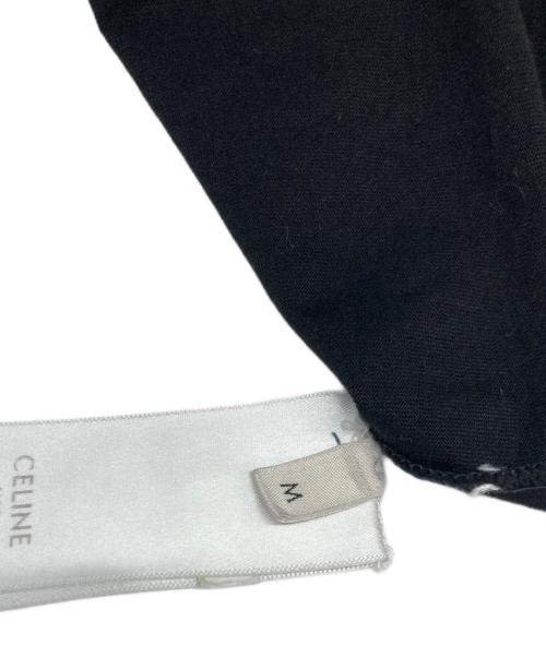 CELINE（セリーヌ）CELINE (セリーヌ) プリント ルーズTシャツ ブラック サイズ:Mの古着・服飾アイテム