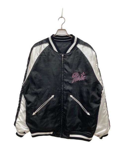 417 by EDIFICE（417 バイ エディフィス）417 by EDIFICE (417 バイ エディフィス) PARIS BASKETBALL 別注 リバーシブル スカブルゾン ブラック サイズ:XL 未使用品の古着・服飾アイテム