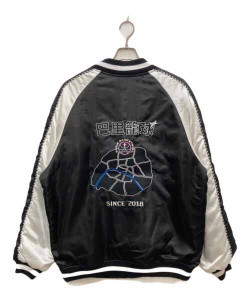 417 by EDIFICE（417 バイ エディフィス）417 by EDIFICE (417 バイ エディフィス) PARIS BASKETBALL 別注 リバーシブル スカブルゾン ブラック サイズ:XL 未使用品の古着・服飾アイテム