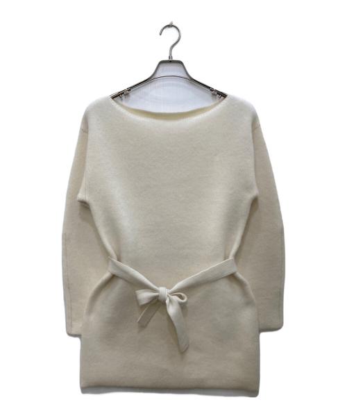 FRAY ID（フレイ アイディー）FRAY ID (フレイ アイディー) Fox Woolミニニットワンピース アイボリー サイズ:Freeの古着・服飾アイテム