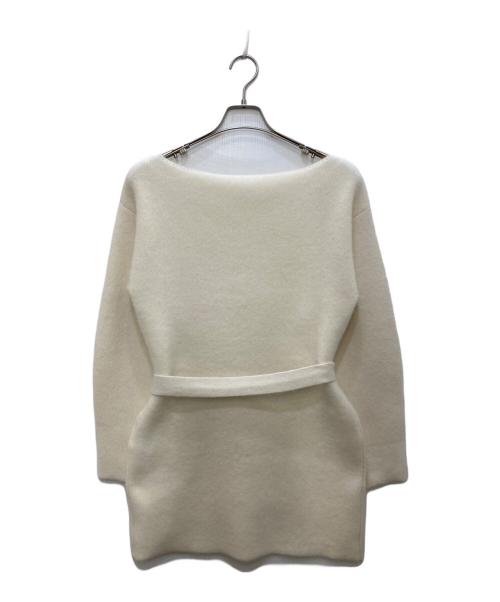FRAY ID（フレイ アイディー）FRAY ID (フレイ アイディー) Fox Woolミニニットワンピース アイボリー サイズ:Freeの古着・服飾アイテム