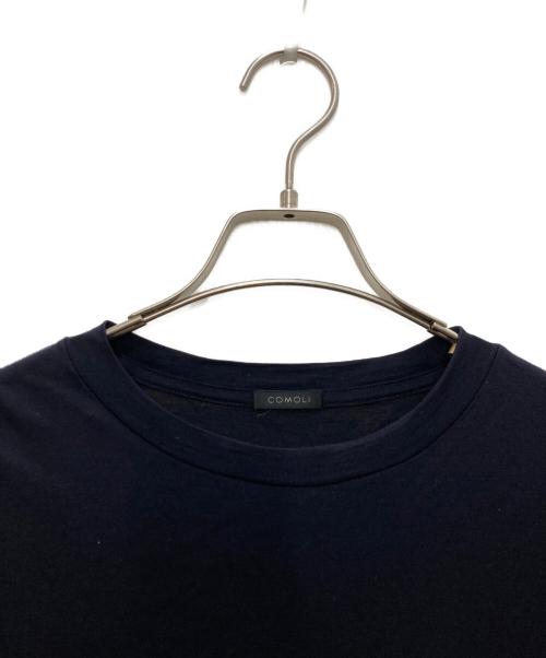 COMOLI（コモリ）COMOLI (コモリ) ウール天竺 Tシャツ ネイビー サイズ:3の古着・服飾アイテム