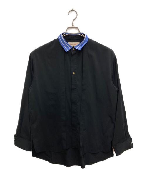 CULLNI（クルニ）CULLNI (クルニ) クレリックシャツ ブラック サイズ:サイズ2の古着・服飾アイテム