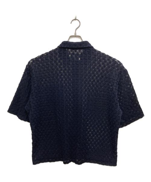 PUBLIC TOKYO（パブリックトウキョウ）PUBLIC TOKYO (パブリックトウキョウ) コットンライクレースシャツ ブラック サイズ:サイズ2の古着・服飾アイテム
