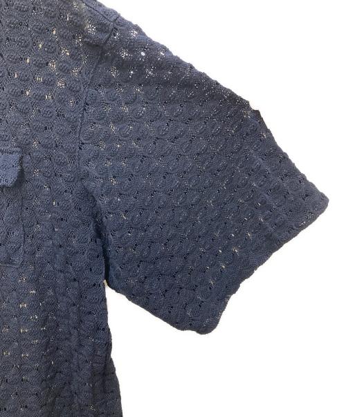 PUBLIC TOKYO（パブリックトウキョウ）PUBLIC TOKYO (パブリックトウキョウ) コットンライクレースシャツ ブラック サイズ:サイズ2の古着・服飾アイテム