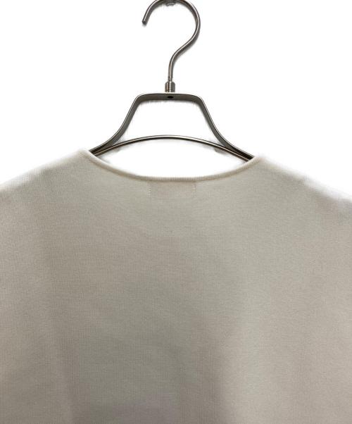 BALLSEY（ボールジィ）BALLSEY (ボールジィ) ミラノリブ ノースリーブプルオーバー ベージュ サイズ:Sの古着・服飾アイテム