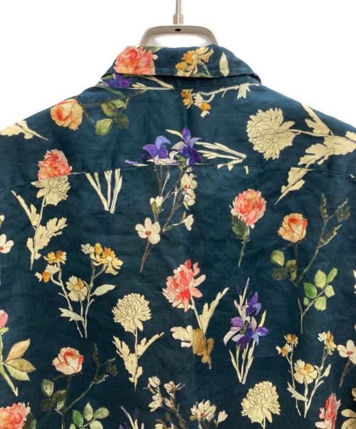 Paul Smith COLLECTION（ポールスミス コレクション）Paul Smith COLLECTION (ポールスミス コレクション) トルヴィルフローラル プリントシャツ ネイビー サイズ:Mの古着・服飾アイテム