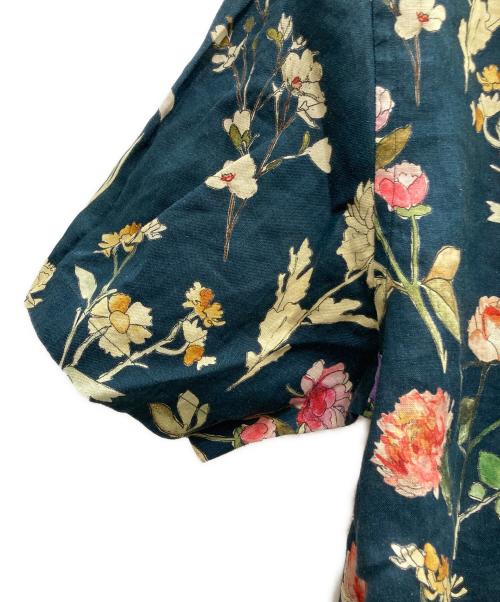 Paul Smith COLLECTION（ポールスミス コレクション）Paul Smith COLLECTION (ポールスミス コレクション) トルヴィルフローラル プリントシャツ ネイビー サイズ:Mの古着・服飾アイテム