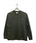 LACOSTEラコステ）の古着「ロングスリーブTシャツ」｜カーキ
