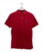 POLO RALPH LAURENポロ・ラルフローレン）の古着「ポロベア半袖ポロシャツ」｜レッド