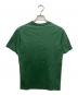 LACOSTE (ラコステ) メッセージプリントバインダーネックTシャツ グリーン サイズ:Ｓ 未使用品：5000円