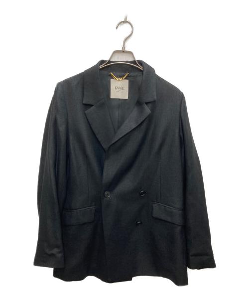journal standard L'essage（ジャーナルスタンダード レサージュ）journal standard L'essage (ジャーナルスタンダード レサージュ) アイアスダブルブレステッドジャケット ブラック サイズ:freeの古着・服飾アイテム
