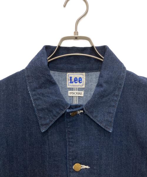 INSCRIRE（アンスクリア）INSCRIRE (アンスクリア) LEE (リー) journal standard L'essage (ジャーナルスタンダード レサージュ) LOCO JK DENIM USED：カバーオール インディゴ サイズ:Ｍの古着・服飾アイテム
