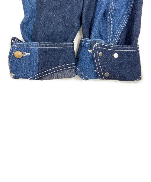 INSCRIRE（アンスクリア）INSCRIRE (アンスクリア) LEE (リー) journal standard L'essage (ジャーナルスタンダード レサージュ) LOCO JK DENIM USED：カバーオール インディゴ サイズ:Ｍの古着・服飾アイテム
