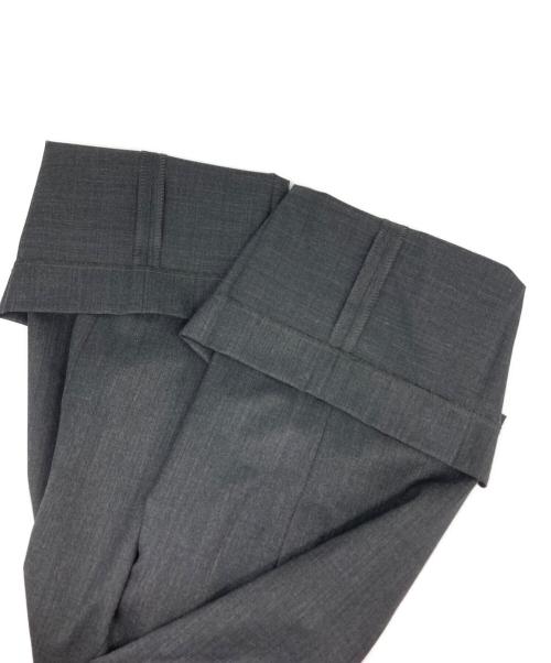 AP STUDIO（エーピーストゥディオ）AP STUDIO (エーピーストゥディオ) Wool polyester Inside slit Pants ブラック サイズ:38の古着・服飾アイテム