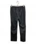 AP STUDIO (エーピーストゥディオ) Wool polyester Inside slit Pants ブラック サイズ:38：5000円