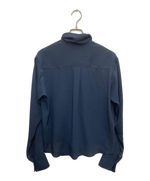 Spick and Span（スピック＆スパン）Spick and Span (スピック＆スパン) バックサテンボウタイブラウス ネイビー サイズ:ＦＲＥＥ　の古着・服飾アイテム