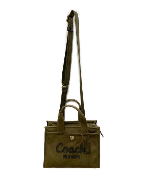 COACH（コーチ）COACH (コーチ) カーゴ トート バッグ 20 カーキの古着・服飾アイテム