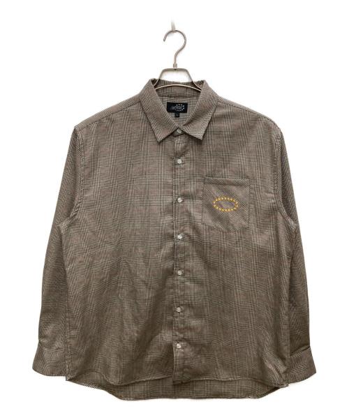 AFB（エーエフビー）AFB (エーエフビー) チェックシャツ ベージュ サイズ:Lの古着・服飾アイテム