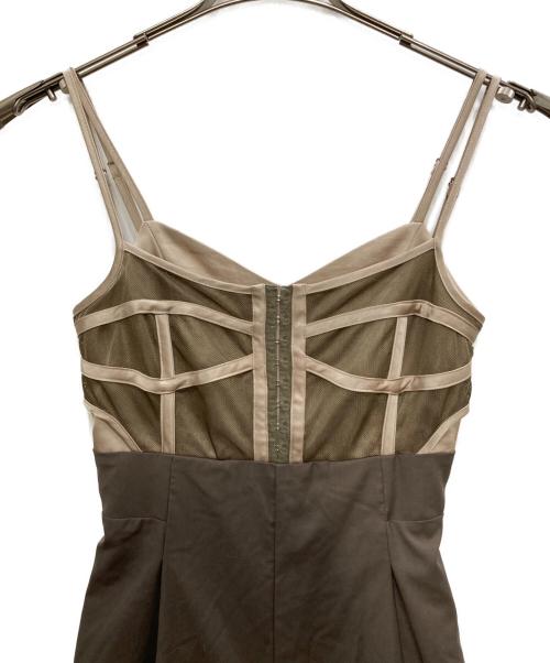 JOSE MOON（ジョゼムーン）JOSE MOON (ジョゼムーン) BUSTIER JUMPSUIT ブラウン サイズ:38の古着・服飾アイテム