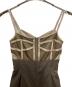 JOSE MOON (ジョゼムーン) BUSTIER JUMPSUIT ブラウン サイズ:38：7000円