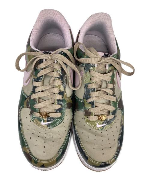 NIKE（ナイキ）NIKE (ナイキ) AIR FORCE 1 LOW RETRO DESERT ピンク×オリーブ サイズ:27/US9の古着・服飾アイテム