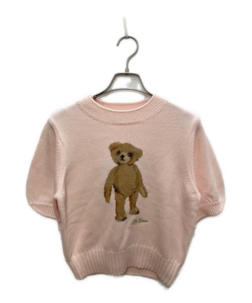 Lily Brown（リリーブラウン）Lily Brown (リリーブラウン) LilyBearニット ピンク サイズ:Free 未使用品の古着・服飾アイテム