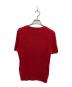 POLO RALPH LAUREN (ポロ・ラルフローレン) 半袖ケーブルニット レッド サイズ:S：6000円