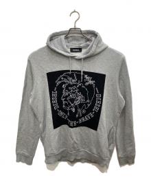 DIESEL（ディーゼル）の古着「プルオーバーパーカー」｜グレー