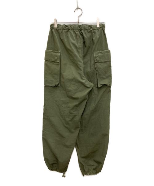 AUTHEN（オーセン）AUTHEN (オーセン) ミリタリー ワイドオーバーパンツ グリーン サイズ:Sの古着・服飾アイテム