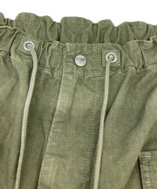 AUTHEN（オーセン）AUTHEN (オーセン) ミリタリー ワイドオーバーパンツ グリーン サイズ:Sの古着・服飾アイテム