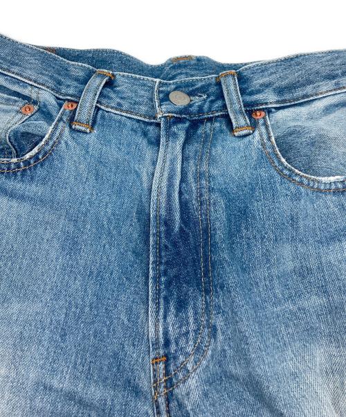 denimist（デニミスト）denimist (デニミスト) TERI WIDE LEG JEAN ブルー サイズ:SIZE 25の古着・服飾アイテム