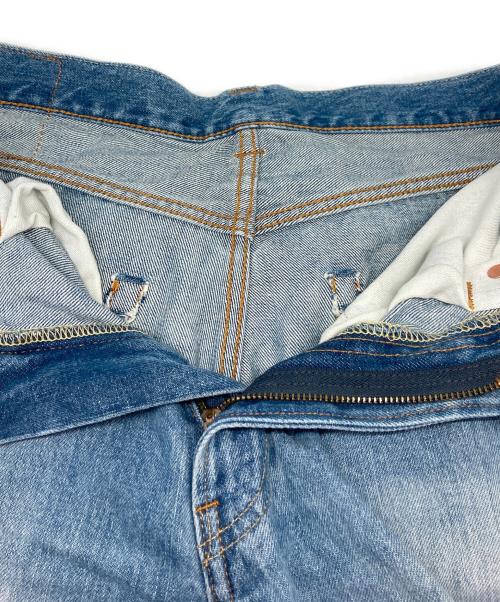 denimist（デニミスト）denimist (デニミスト) TERI WIDE LEG JEAN ブルー サイズ:SIZE 25の古着・服飾アイテム