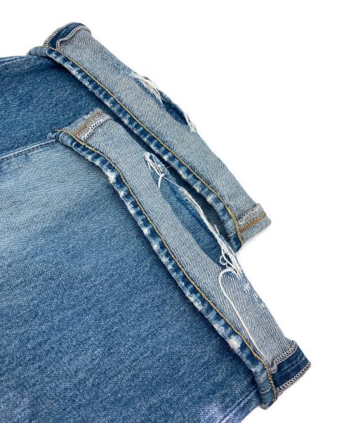 denimist（デニミスト）denimist (デニミスト) TERI WIDE LEG JEAN ブルー サイズ:SIZE 25の古着・服飾アイテム