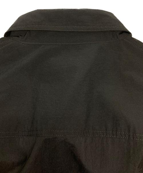 SACRA（サクラ）SACRA (サクラ) RIPPLED FINISH NYLON JUMPSUIT ブラック サイズ:38の古着・服飾アイテム