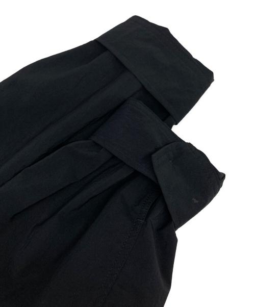 SACRA（サクラ）SACRA (サクラ) RIPPLED FINISH NYLON JUMPSUIT ブラック サイズ:38の古着・服飾アイテム