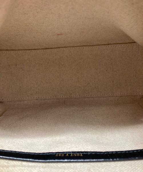 TOUT Y EST（トゥティエ）TOUT Y EST (トゥティエ) SAC LOQUET MINIバッグ ブラックの古着・服飾アイテム
