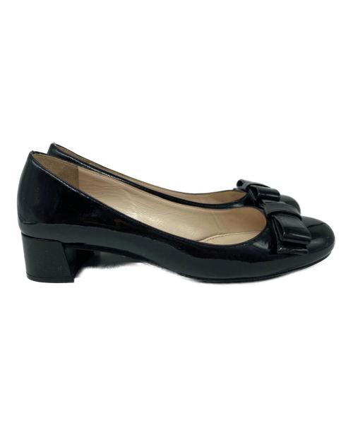 PRADA（プラダ）PRADA (プラダ) エナメルパンプス ブラック サイズ:36.5の古着・服飾アイテム