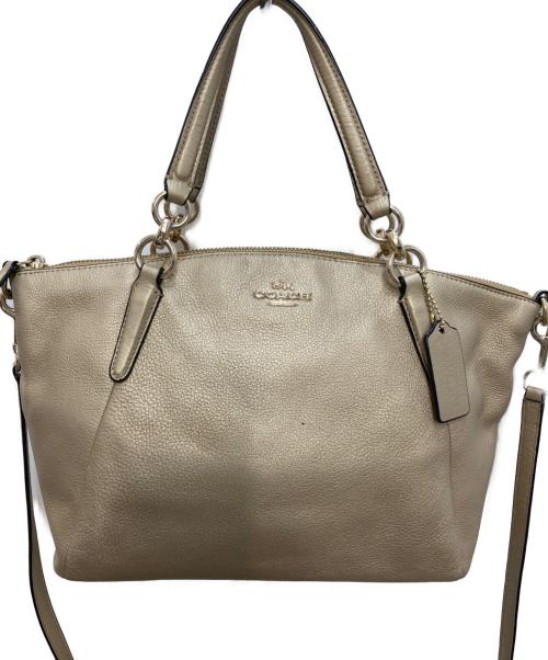 COACH（コーチ）COACH (コーチ) 2WAYショルダーバッグ ゴールドの古着・服飾アイテム