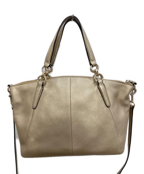 COACH（コーチ）COACH (コーチ) 2WAYショルダーバッグ ゴールドの古着・服飾アイテム