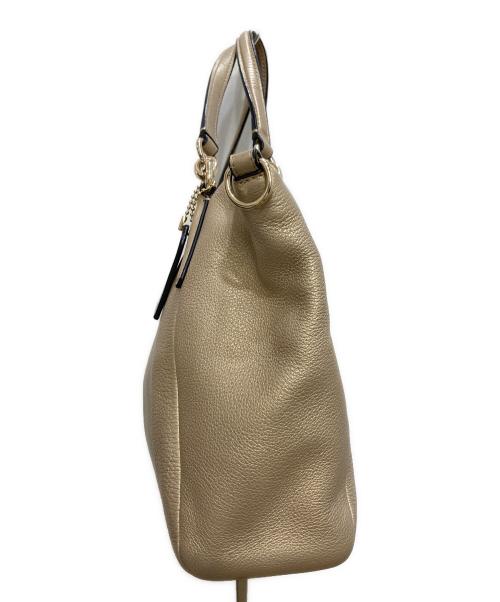 COACH（コーチ）COACH (コーチ) 2WAYショルダーバッグ ゴールドの古着・服飾アイテム