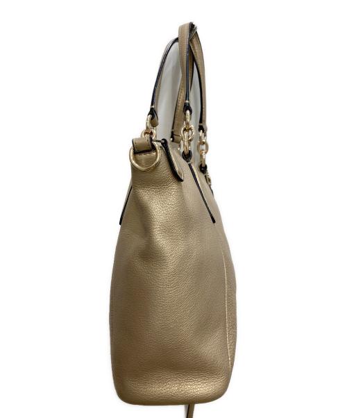 COACH（コーチ）COACH (コーチ) 2WAYショルダーバッグ ゴールドの古着・服飾アイテム