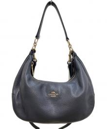 COACH（コーチ）の古着「レザー 2WAYショルダーバッグ」｜ネイビー